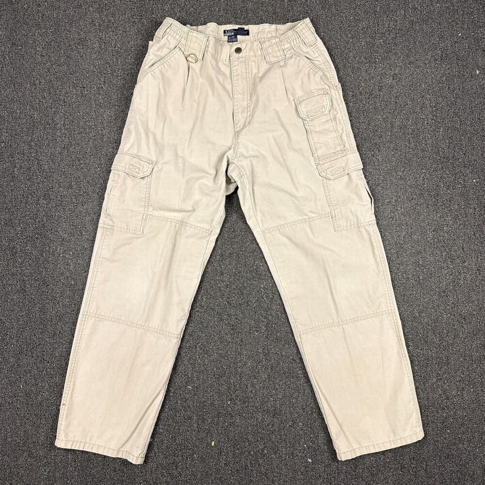 5.11 Tactical Pants Mens Beige Original 5.11 Cargo Pant Style 74251 Size 33x30